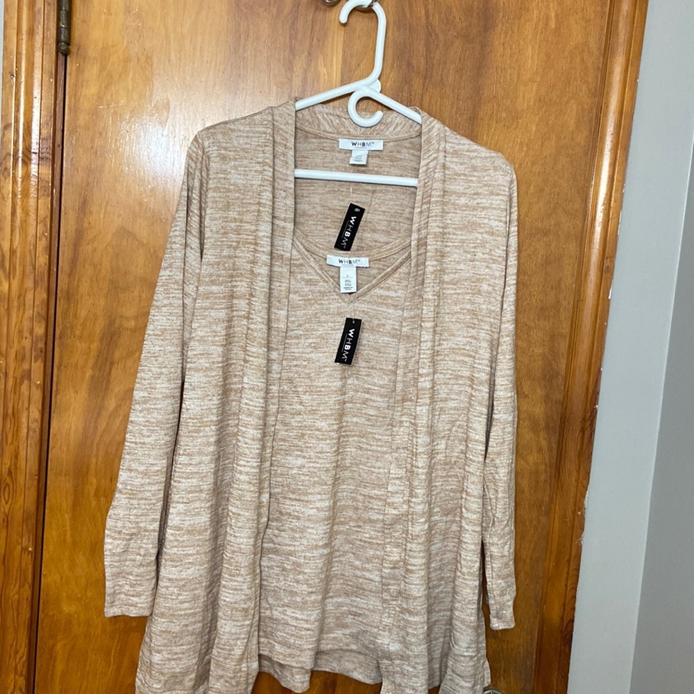 White House Black Market Sweater Set, large